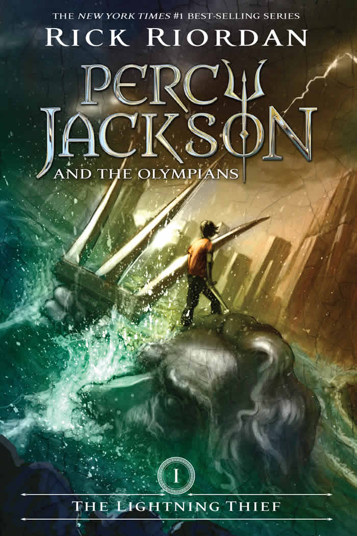 Book cover of The Lightning Thief by Rick Riordan