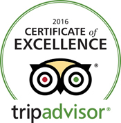 Trip Advisor Seal of Excellence 2016