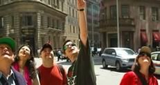 Jared on a walking tour